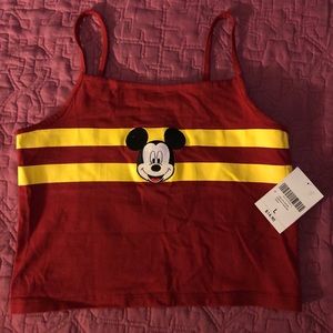 Mickey Mouse crop top. Never worn.